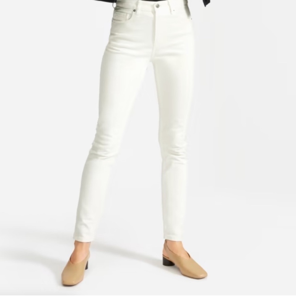 Everlane High-Rise Straight Leg, Ankle Cut Jeans, Size 25